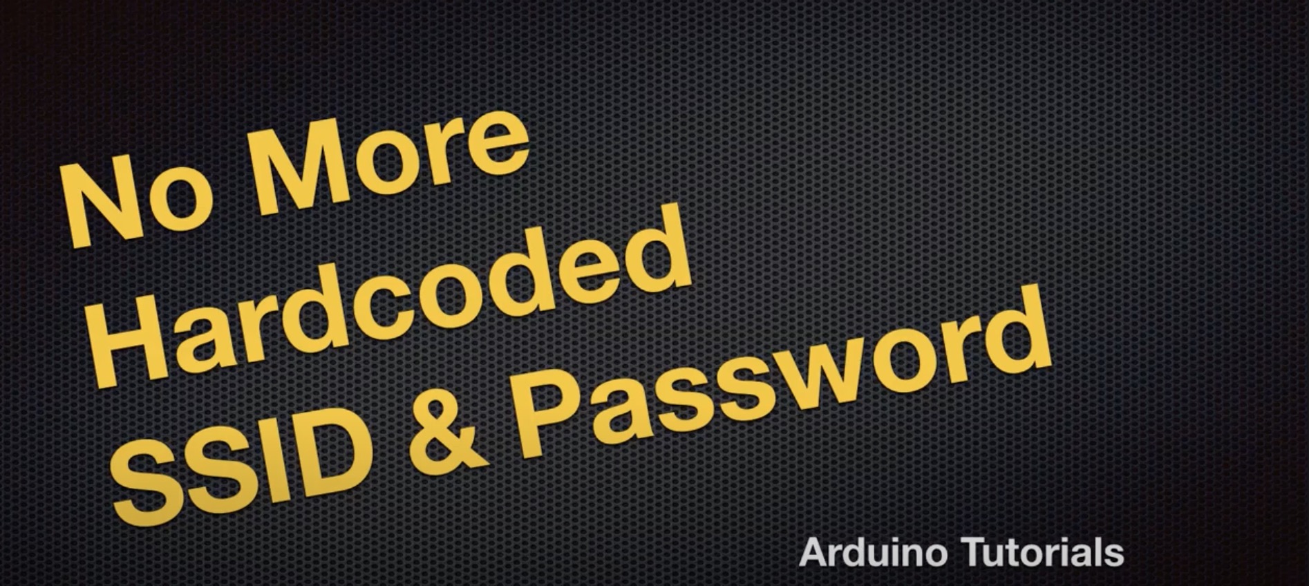 Arduino - No more SSID and password with Wifimanager