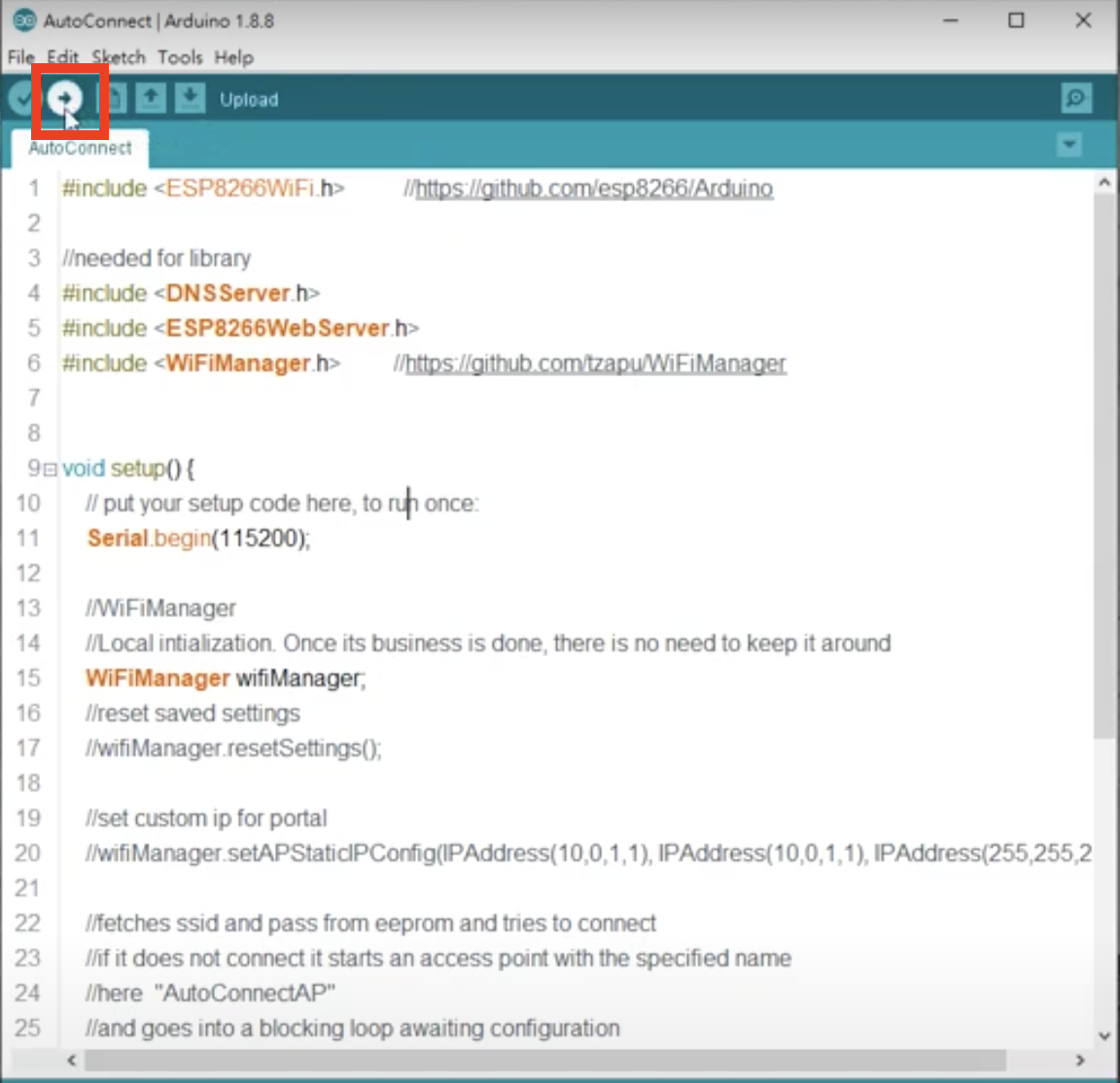 Arduino - No more SSID and password with Wifimanager
