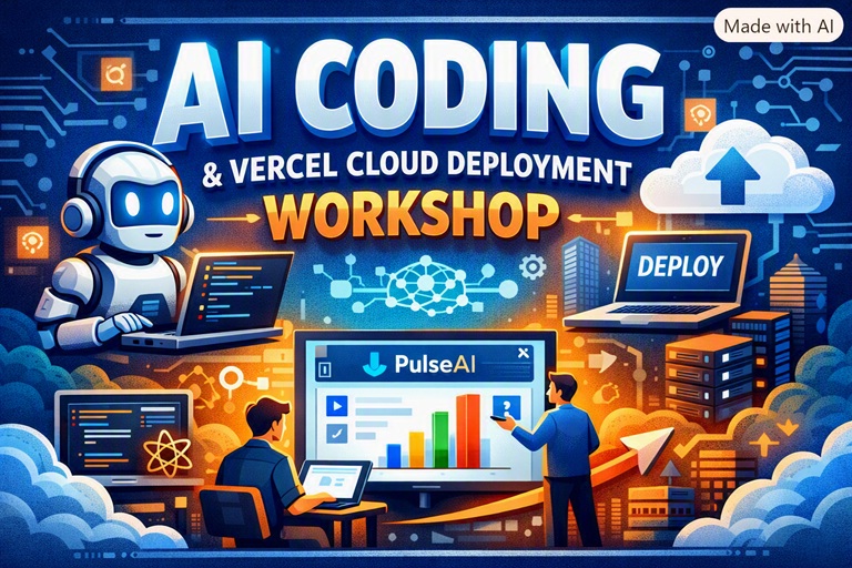 2026-08-05 AI Coding + Vercel 雲端佈署課程!
